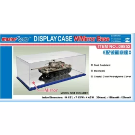   Master Tools 09852 Modelltároló vitrin, display tükrös alj  364x186x121mm WxL