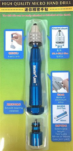 Master Tools 09961 High Quality Micro Hand Drill