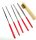 Master Tools 09964 Assorted needle files set(Middle-Toothed 3x140mm