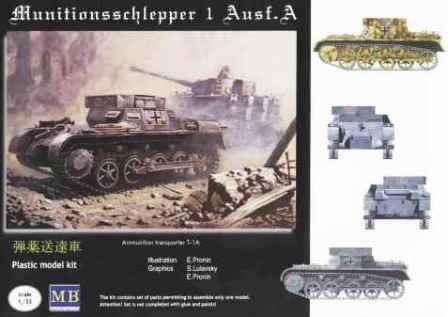 Master Box 3504 Munitionsschlepper 1 Ausf. A - Lőszerszállító I Ausf. A 1/35 harcjármű makett