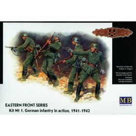   Master Box 3522 Eastern Front Series Kit No. 1 German infantry in action 1941-1942 1/35  figura makett
