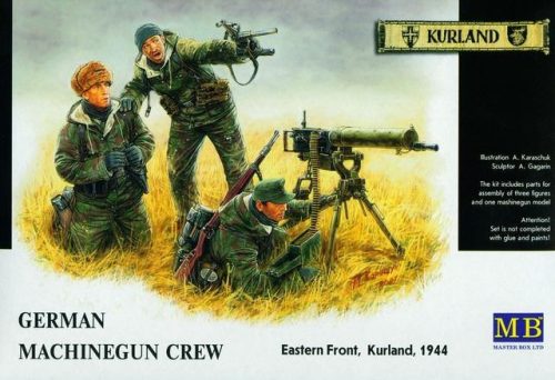Master Box 3526 German Machinegun Crew Eastern front, Kurland, 1944 1/35 figura makett