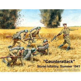   Master Box 3563 Counterattack Soviet infantry, summer 1941 1/35 figura makett