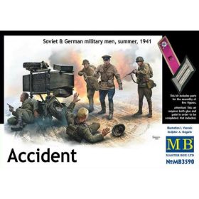   Master Box 3590 Accident. Soviet & German military men, summer 1941 1/35 figura makett