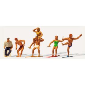 Merten 0212534 Motorcsónak vezető vízisíelőkkel (H0)