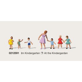 Merten 0212591 Óvónő óvodás gyerekekkel (H0)
