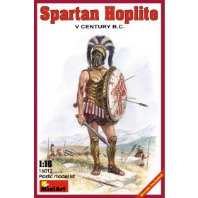   MiniArt 16012 Spartan Hoplite. V century B.C. (1/16) Történelmi figura makett