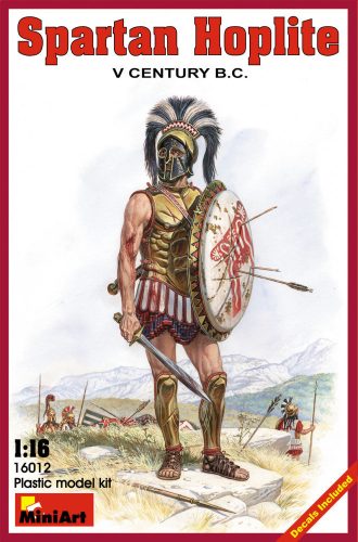 MiniArt 16012 Spartan Hoplite. V century B.C. (1/16) Történelmi figura makett