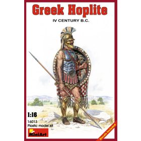   MiniArt 16013 Greek Hoplite.  IV century B.C. (1/16) Történelmi figura makett