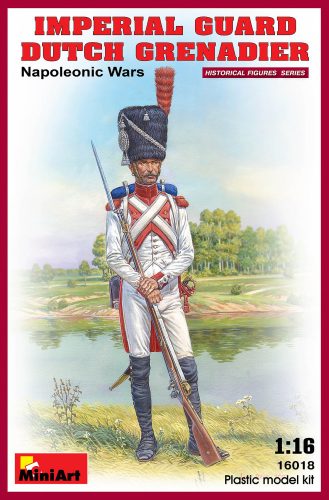 MiniArt 16018 Imperial Dutch Grenadier. Napoleonic Wars. (1/16) Történelmi figura makett