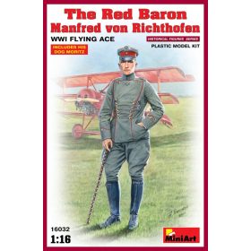   MiniArt 16032 Red Baron. Manfred von Richthofen.WW1 Flying Ace (1/16) Történelmi figura makett