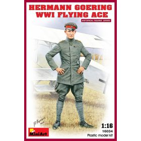   MiniArt 16034 Hermann Goering. WW1 Flying Ace (1/16) Történelmi figura makett
