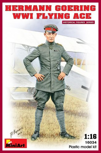 MiniArt 16034 Hermann Goering. WW1 Flying Ace (1/16) Történelmi figura makett