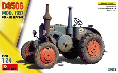 MiniArt 24003 German Tractor D8506 Mod. 1937 (1/24) Traktor makett