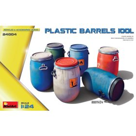   MiniArt 24004 Plastic Barrels 100L (1/24) Kannák, Hordó makett