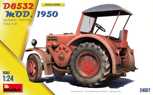 MiniArt 24007 German Traffic Tractor D8532 Mod.1950 (1/24) Traktor makett