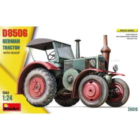  MiniArt 24010 German Tractor D8506 w/Roof (1/24) Traktor makett
