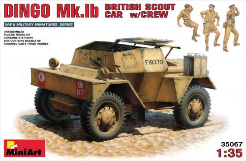 MiniArt 35067 British Scout Car Dingo MK 1b (1/35) Harcjármű makett