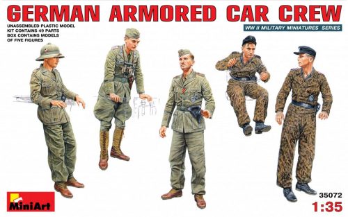 MiniArt 35072 German Armoured Car Crew (1/35) Katonai figura makett