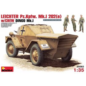   MiniArt 35082 Leichter Pz Kpfw Mk 1 202 (e) withcrew (1/35) Harcjármű makett