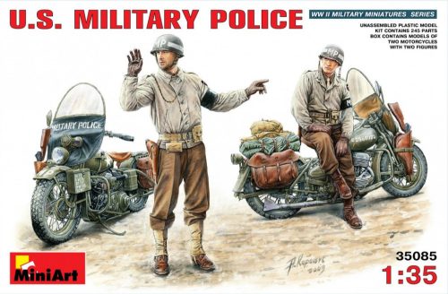 MiniArt 35085 U.S. Military Police (1/35) Motorkerékpár makett