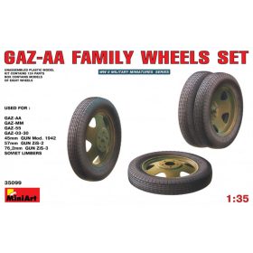 MiniArt 35099 GAZ-AA Family Wheels set (1/35) Kerék makett