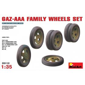   MiniArt 35112 GAZ – AAA Family Wheels set (1/35) Kerék makett