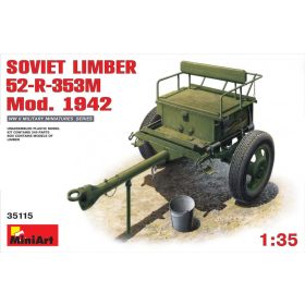   MiniArt 35115 Soviet Limber 52-R-353M Mod.1942 (1/35) Utánfutó makett