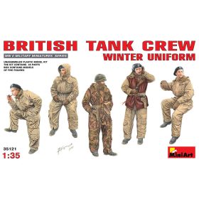   MiniArt 35121 British Tank Crew (Winter Uniform) (1/35) Katonai figura makett