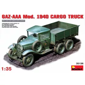   MiniArt 35136 GAZ-AAA Mod 1940 Cargo Truck. (1/35) Teherautó makett