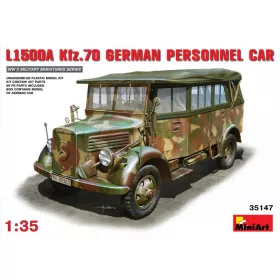   MiniArt 35147 L1500A (Kfz.70) German Personnel Car (1/35) Személyautó makett