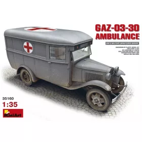 MiniArt 35160 GAZ-03-30 Ambulance (1/35) Teherautó makett