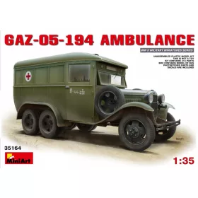 MiniArt 35164 GAZ-05-194 Ambulance (1/35) Teherautó makett