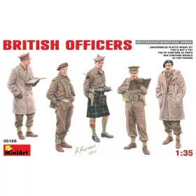 MiniArt 35165 British Officers (1/35) Katonai figura makett