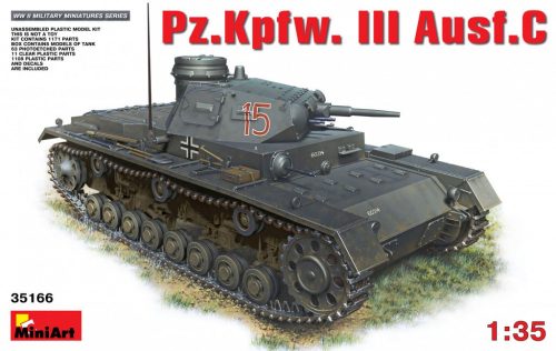 MiniArt 35166 Pz.Kpfw.3 Ausf.C (1/35) Harcjármű makett