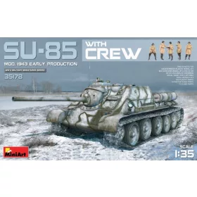   MiniArt 35178 SU-85 Mod 1943 (Early Production) withCrew (1/35) Harcjármű makett