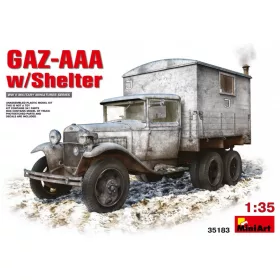 MiniArt 35183 GAZ-AAA with Shelter (1/35) Teherautó makett