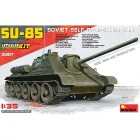   MiniArt 35187 SU-85 Mod. 1943 (Mid Production) w/Full Interior (1/35) Harcjármű makett