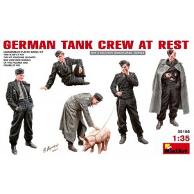   MiniArt 35198 German Tank Crew at Rest (1/35) Katonai figura makett
