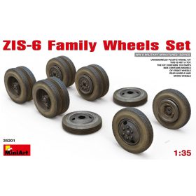 MiniArt 35201 ZIS-6 Family Wheels Set (1/35) Kerék makett