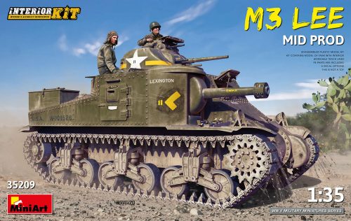 MiniArt 35209 M3 Lee Mid Prod. Interior Kit (1/35) Harcjármű makett