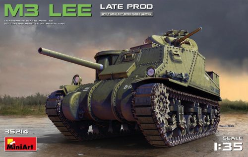 MiniArt 35214 M3 Lee Late Prod. (1/35) Harcjármű makett