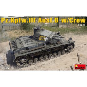   MiniArt 35221 Pz.Kpfw.3 Ausf.B w/Crew (1/35) Harcjármű makett