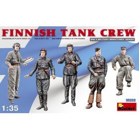 MiniArt 35222 Finnish Tank Crew (1/35) Katonai figura makett