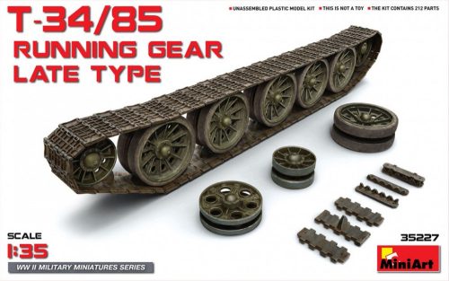 MiniArt 35227 T-34/85 Running Gear Late Type (1/35) Lánctalp makett