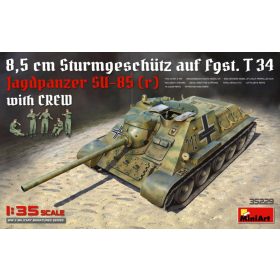   MiniArt 35229 Jagdpanzer SU-85 ( r ) w/Crew (1/35) Harcjármű makett