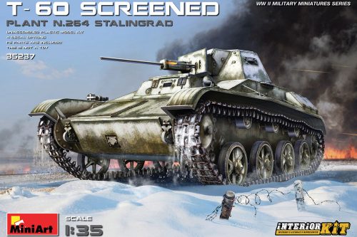 MiniArt 35237 T-60 Screened (Plant No.264,Stalingrad) Interior Kit (1/35) Harcjármű makett