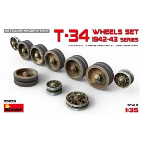   MiniArt 35239 T-34 Wheels Set 1942-43 Series (1/35) Lánctalp makett