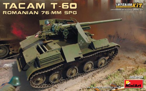 MiniArt 35240 Romanian 76-mm SPG Tacam T-60 Interior Kit (1/35) Harcjármű makett