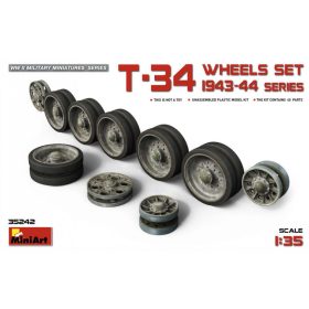   MiniArt 35242 T-34 Wheels Set. 1943-44 Series (1/35) Lánctalp makett
